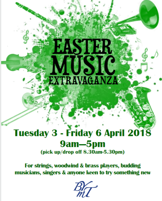 BYMT easter music course