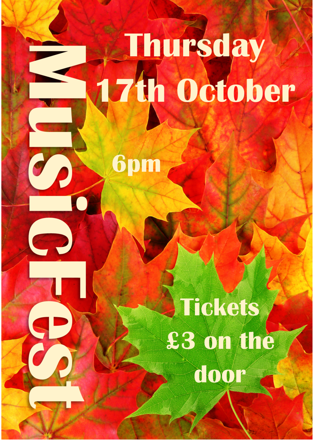 Musicfest poster oct 19