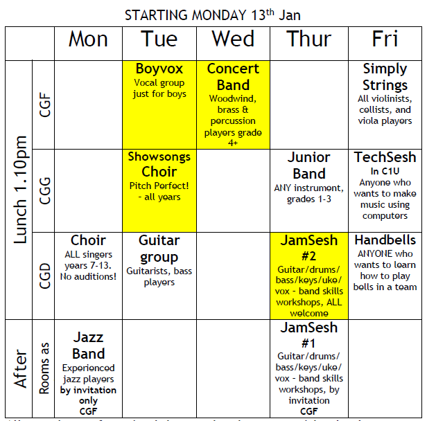 rehearsals from jan 19